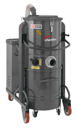 ASPIRATORE INDUSTRIALE CARREALLATO CERTIFICATO ATEX ZONA 2 DG 50 EXP Z2 - II 3G