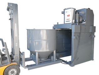 Aspiratore industriale altissima potenza pompa a lobi