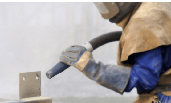 aspirazione per il processo di sabbiatura