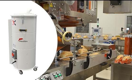 Aspirador de desechos para líneas de envasado