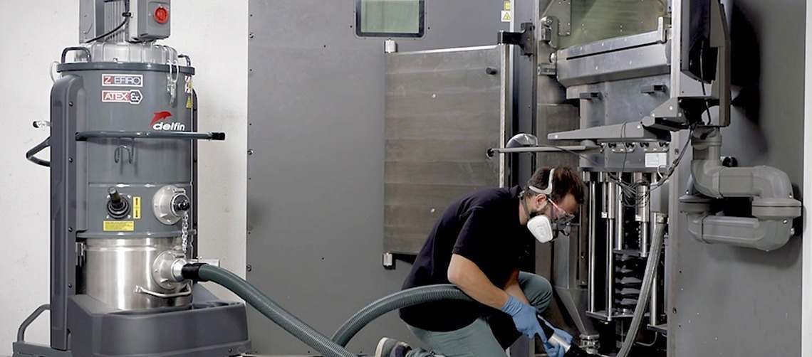 Aspiratori industriali per la produzione additiva