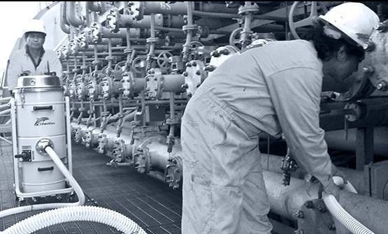 Aspiratore industriale pneumatico