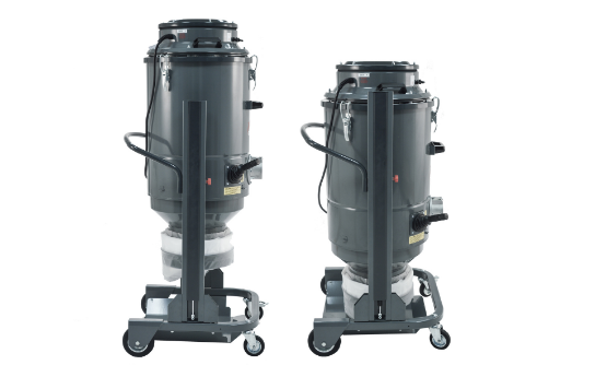 endless bag collection system and telescopic system with gas springs